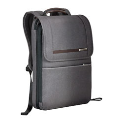Briggs & Riley Kinzie Flapover Expandable Backpack Grey